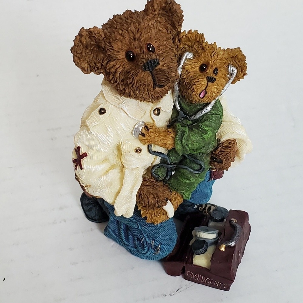 Boyds Bears E.M.T. Bearsley With Carey 228416 To The Rescue 2003 Vintage